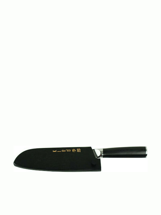 Kiro Riba Μαχαίρι Santoku από Ανοξείδωτο Ατσάλι 18cm 17-504118W