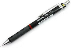 Rotring Tikky Creion mecanic de desen 0.35mm cu Radiera Negru