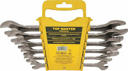 Topmaster Σετ 6 Γερμανικά Κλειδιά με Μέγεθος Κεφαλών από 7mm έως 17mm Topmaster Σετ 6 Γερμανικά Κλειδιά με Μέγεθος Κεφαλών από 7mm έως 17mm