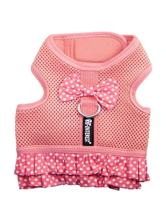 Pet Interest Hundegeschirr Weste Mesh Skirt Rosa Klein 32-40cm 5462-S