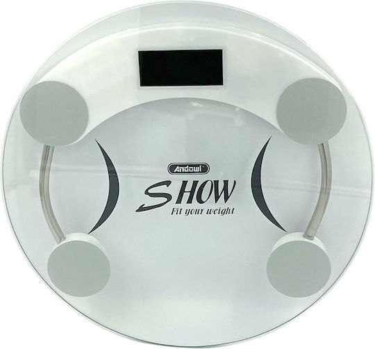 Andowl Digital Bathroom Scale White Q-SO69