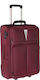 Diplomat Medium Travel Suitcase Fabric Burgundy...