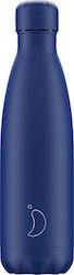 Chilly's Monochrome Bottle Thermos Stainless Steel BPA Free Blue 500ml 207272