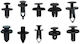 Raistar Car Plastic Clips 280 Pieces