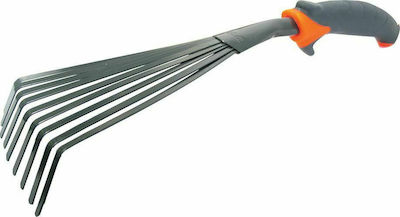 TopGarden 380601 Hand Lawn Rake with Handle