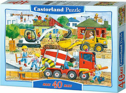 Kids Puzzle Construction Site 40pcs Castorland