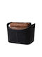 Home & Camp HCFT0973 Fabric Firewood Basket 53.5x43x36cm Gray