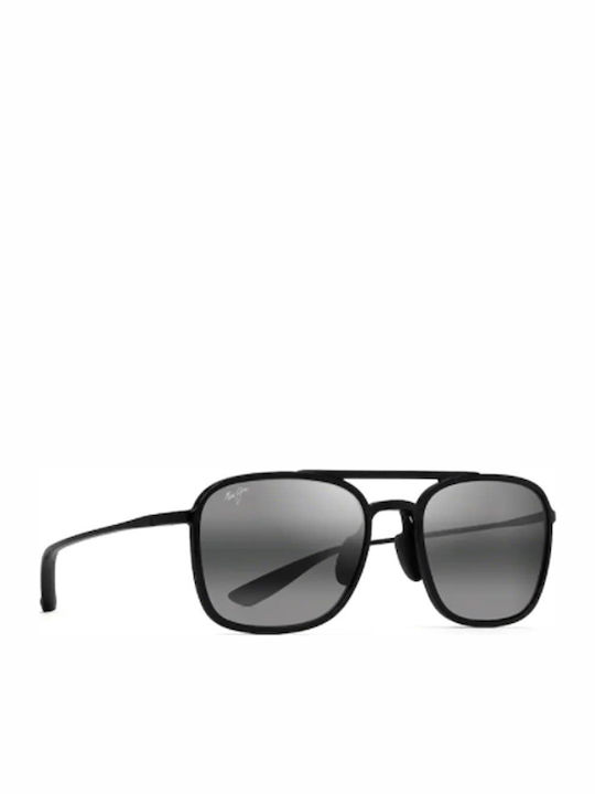 Maui Jim Keokea Sunglasses Μαύρα with Acetate Frame & Black Lens