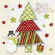 XMASfest Christmas Paper Disposable Napkins Ornament L33xW33cm 20pcs