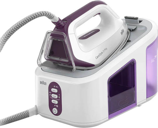 Braun CareStyle 3 Pro Σύστημα Σιδερώματος Πίεσης 6.5bar με Δοχείο 2lt