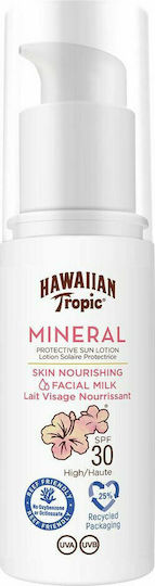 Hawaiian Tropic Mineral Mineral Loțiune Cu Protecție Solară Pentru Față SPF30 50ml