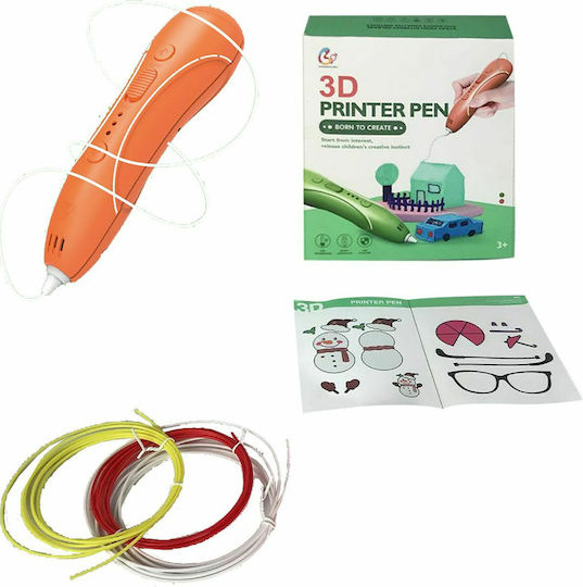 ToyMarkt 3D Pen Printer Πορτοκαλί Kid 3++ years