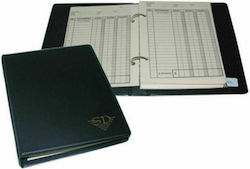 Clipboard with 2 Rings Conference Black 1pcs