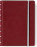 Filofax Σημειωματάριο Notebook Σπιράλ Ριγέ με Λάστιχο 56 Φύλλα A5