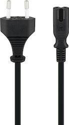 Goobay Euro - IEC C7 Kabel 3m Schwarz (95038)