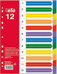 +Efo Διαχωριστικά με Τρύπες 12τμχ +Efo Διαχωριστικά με Τρύπες 12τμχ