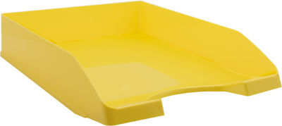 Metron Filing Tray Plastic Yellow 16x35x6.5cm