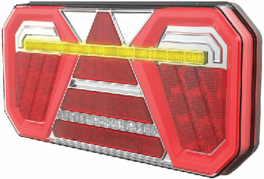 AMiO Φως Τρέιλερ LED Αδιάβροχο RCL-04-R με Βίδες 10 - 30V 1τμχ