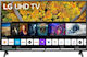LG Smart Τηλεόραση 55" 4K UHD LED UP76 HDR (2021) 55UP76703LB