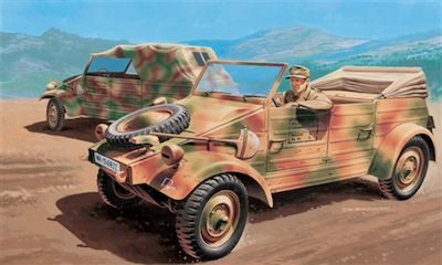 Italeri Φιγούρα Μοντελισμού Αυτοκίνητο Kubelwagen σε Κλίμακα 1:72