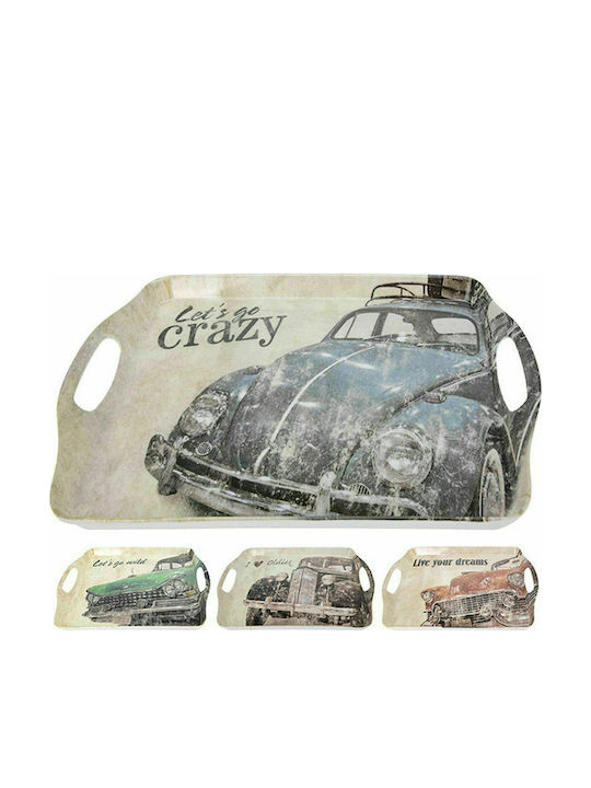 JK Home Decoration Πλαστικός Δίσκος Σερβιρίσματος 45x30cm