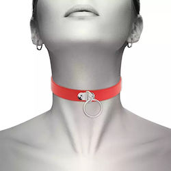 Coquette Hand Crafted Choker Fetish Κολάρο with Ring Coquette Hand Crafted Choker Fetish Κολάρο with Ring