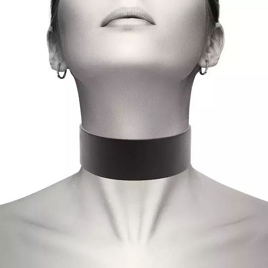 Coquette Hand Crafted Wide Choker Halsband Veganes Leder Black