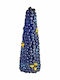 JK Home Decoration Christmas Blue Candle 27cm