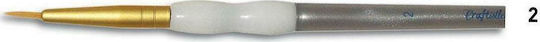 Craftistico Serie 820 Pensulă de Pictură Rotund No2 1buc CR820002