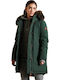 Rookie Lungă Jachetă de femei tip parka Emerald Green