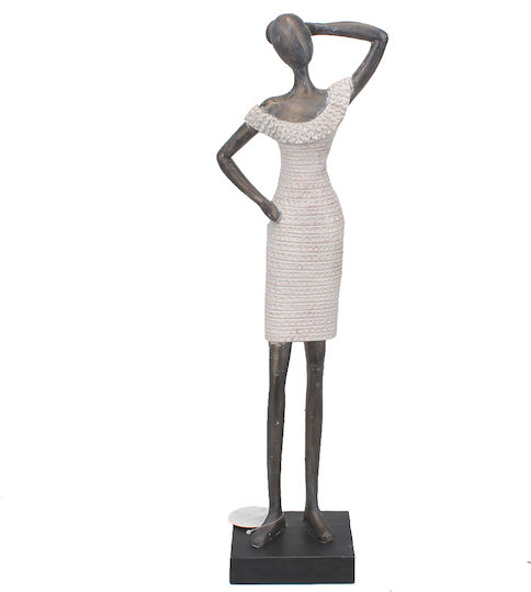 Zaros Decorative Statuette Polyresin 11x10.5x51cm 1pcs