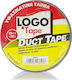 Logo Duct Tape Grey Αυτοκόλλητη Υφασμάτινη Ταινία Γκρι 50mx50mm