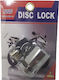 Motorcycle Disc Brake Lock in Silver