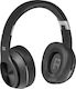 Defender Freemotion B540 Ασύρματα Bluetooth Over Ear Ακουστικά με Ραδιόφωνο με 10 ώρες Λειτουργίας Μαύρα