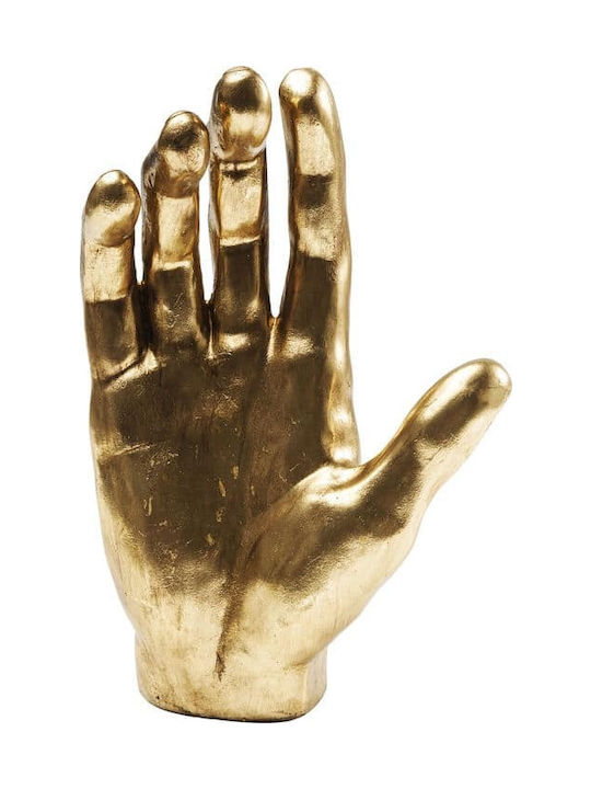 Kare Design Decorativ de Spațiu Mano din Metal Aur 23x12x35cm 1buc