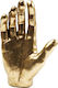 Kare Design Decorativ de Spațiu Mano din Metal Aur 23x12x35cm 1buc