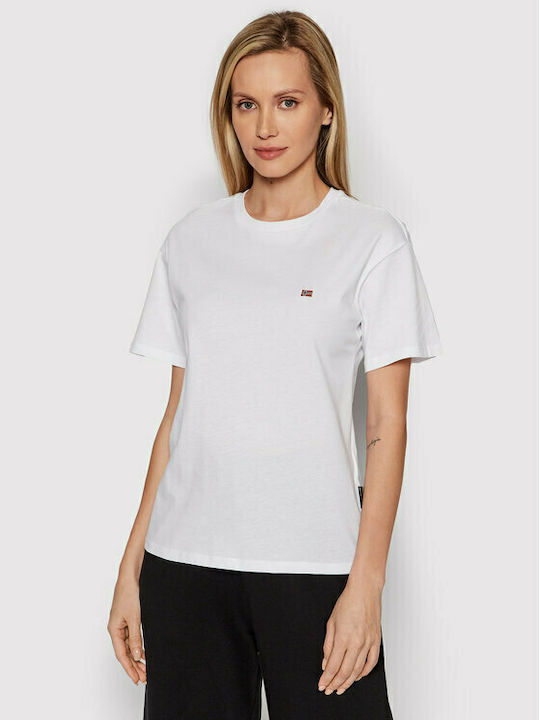 Napapijri Γυναικείο T-shirt Λευκό NP0A4FSL002