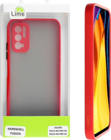 Lime Hardshell Camera Guard Задна корица Пластмаса / Силикон Galaxy A14 / A14 5G (Poco M3 Pro)