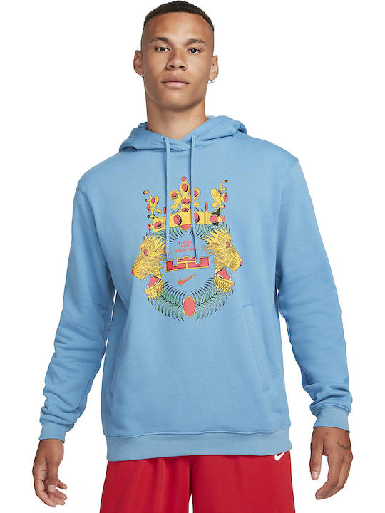Lebron James Sweatshirt with Hood Dutch Blue