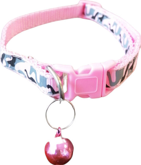 AGC AGC Katzenhalsband Mit Glöckchen 1×19-34cm Rosa