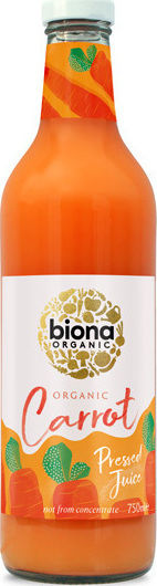 Biona Βιολογικός Χυμός Καρότο Χωρίς Ζάχαρη 750ml