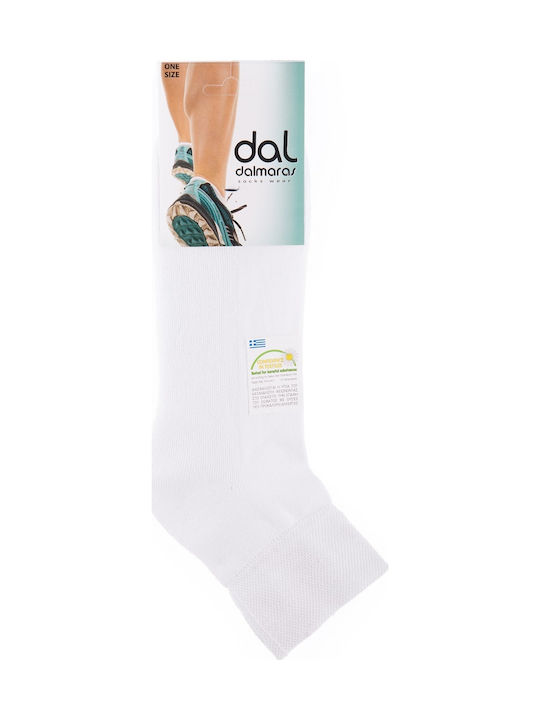 Dal 929 Herren Einfarbige Socken Weiß 1Pack