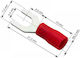 Blow Insulated Spade Terminal 4.3mm Red 10pcs DM-006