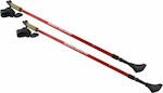 Nils Nordic NW607 Telescopic Trekking Pole Aluminium 2pcs Red