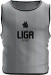 Liga Sport Mesh Bibs Premium Senior Training Bib Grey/Black OEMB9996PR