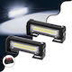 GloboStar Μπάρα Σήμανσης Αυτοκινήτου LED 10 - 30V Αδιάβροχη 13cm με Λευκό Φωτισμό