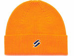 Superdry Beanie Männer Beanie mit Rippstrick in...