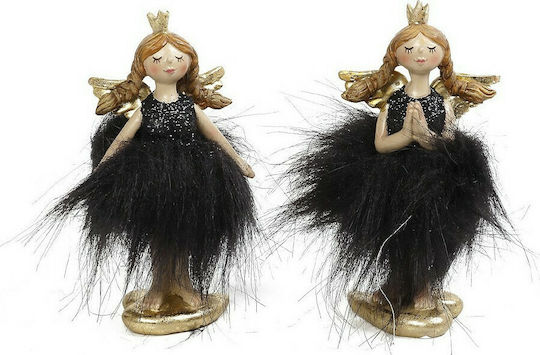 Espiel Christmas Figure Cherub Height 10.5cm with Golden Wings (Μiscellaneous Designs)