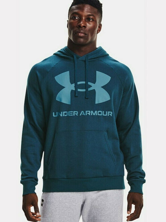 Rival Big Sweatshirt Fleece with Hood Navy