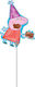 Ballon Folie Peppa Schwein Mehrfarbig Peppa Pig 33cm